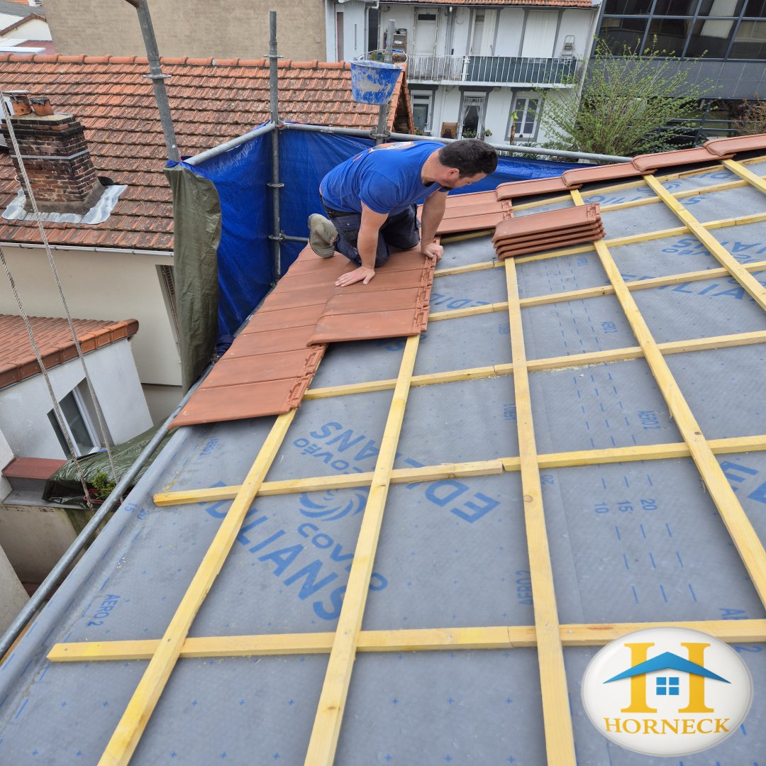  ivry sur seine pose de la couverture avec nouvelle tuile