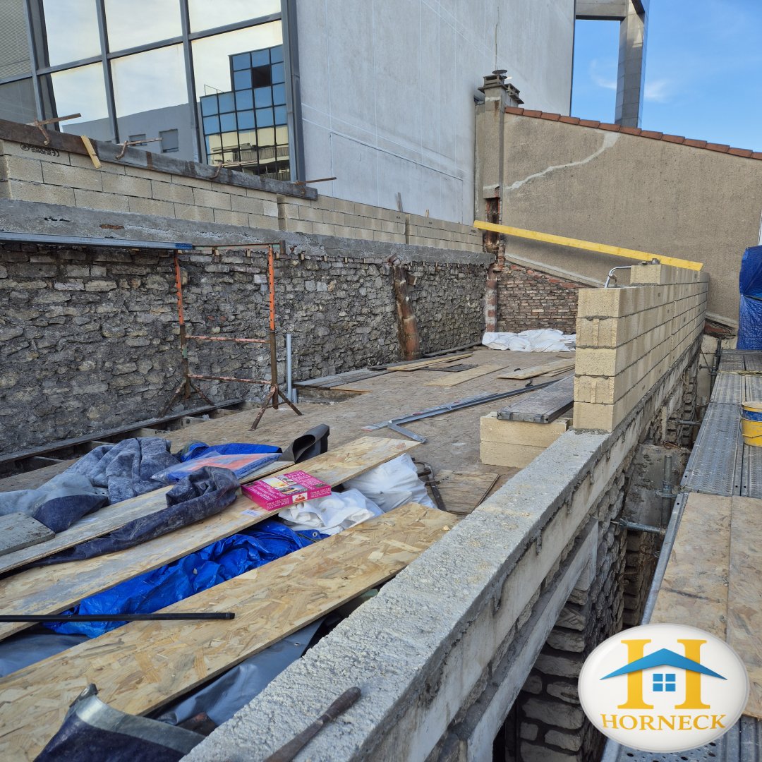  ivry sur seine montage de mur pour réhaussement