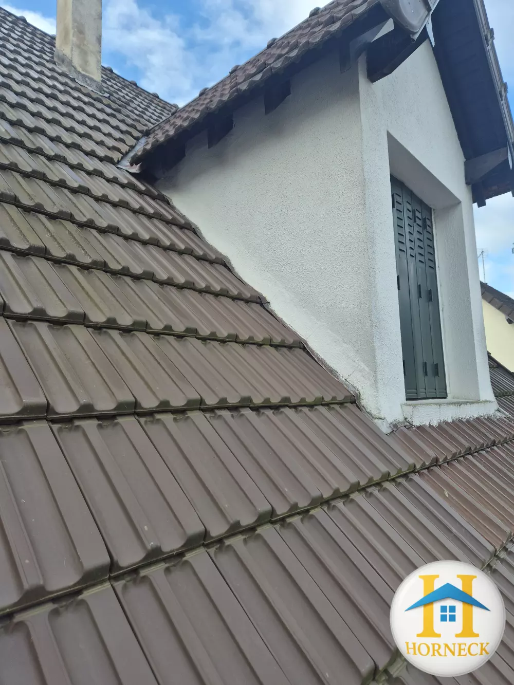 avant notre intervention aucun étanchéité/courtry