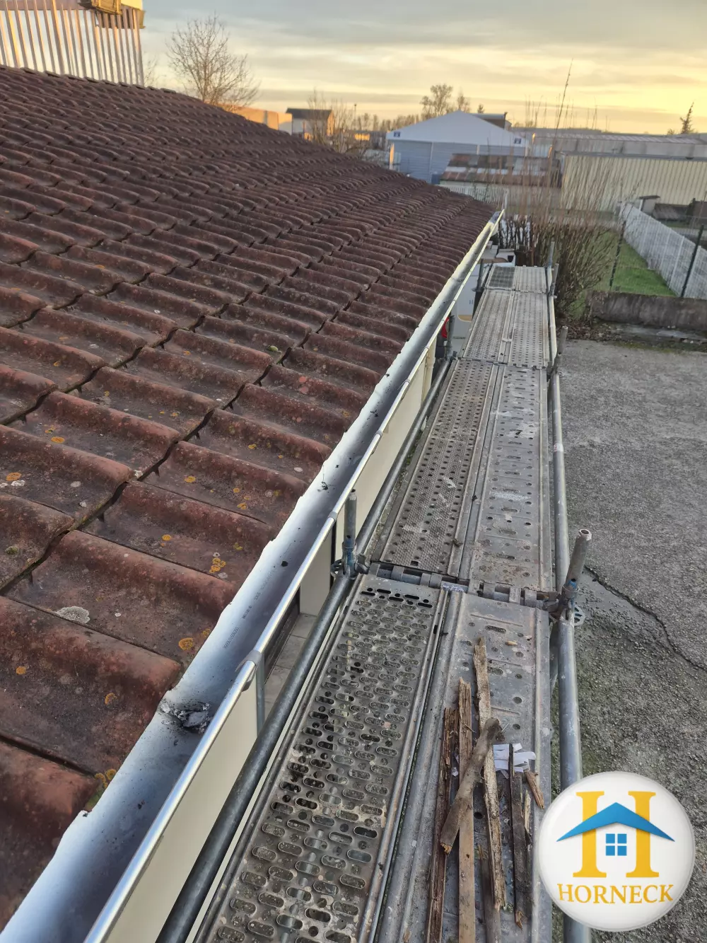 rénovation gouttière zinc/courtry